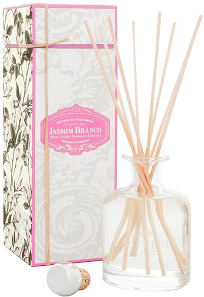 Castelbel Jasmim Branco - Geurstokjes - diffuser 250 ml - witte jasmijn - Portugal