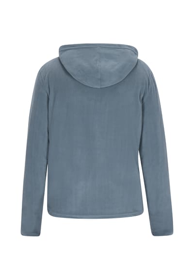 Mo Fleece jas Heren Turquoise Grijs