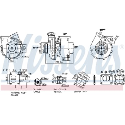 Supercharger, drukvulling NISSENS 93697