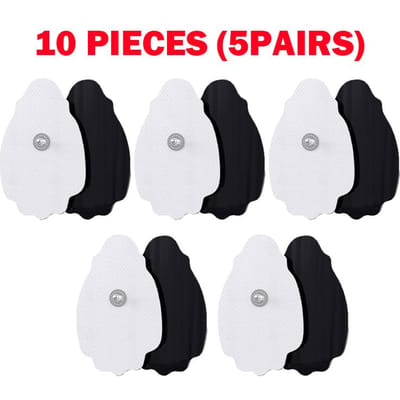 50 Stuks Elektrode Pad Spierstimulator Gel Pleister Digitale Therapie Machine Massager Pleister voor Pijnverlichting black