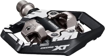 MTB Pedalen - Dubbelzijdig Klikpedalen - Mountainbiken - Aluminium Chroom-molybdeenstaal - 17 x 12 x 5 cm - Zwart