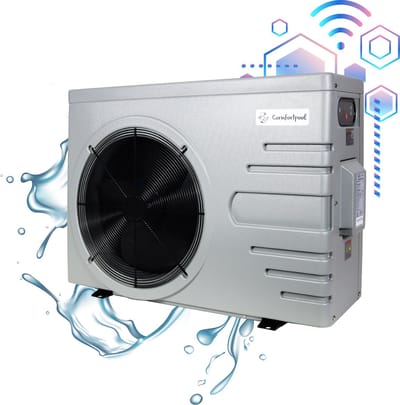 Comfortpool Zwembad warmtepomp Inverter Pro 9 | Slimme energiebesparende warmtepomp | Inverter technologie voor variabel vermogen | Tot 40.000 liter | 9,2 kW