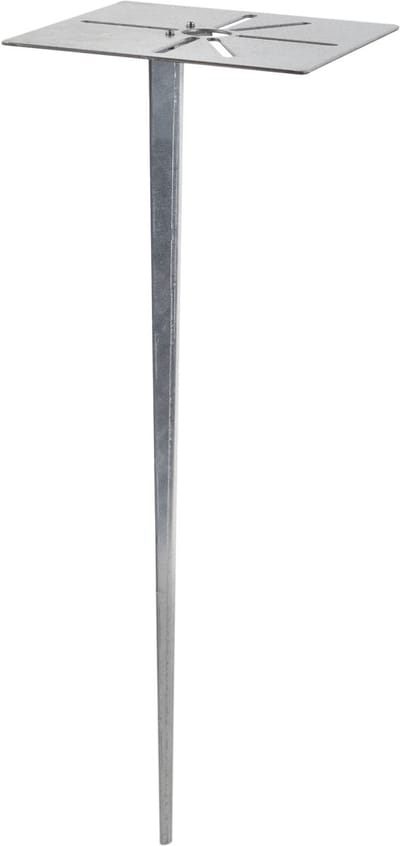 QAZQA baleno - Industriele Staande Buitenlamp | Staande Lamp voor buiten - 1 lichts - H 35 cm - Goud - Industrieel - Buitenverlichting