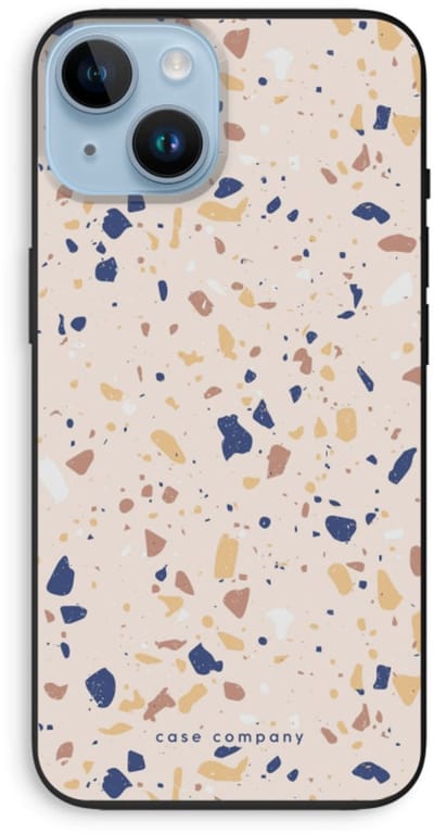 Case Company® - Hoesje geschikt voor iPhone 14 hoesje - Terrazzo N°23 - Biologisch Afbreekbaar Telefoonhoesje - Bescherming alle Kanten en Schermrand