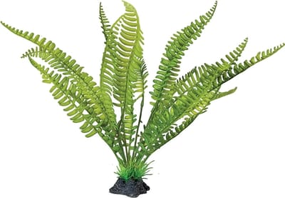 Repto Terrarium kunstplant varen staand 30 cm | natuurlijke schuilplaats voor reptielen en amfibieën