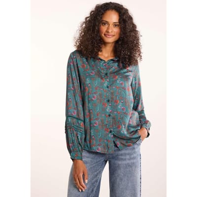 DIDI Dames Blouse Cute Green Mystara print maat 34