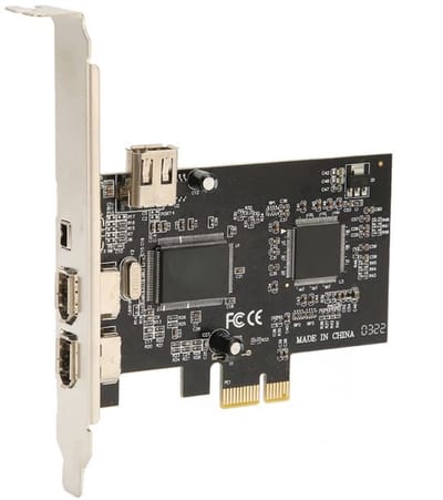 Allecto - PCIe Firewire-kaart - 4 Poorten - -profile Beugel