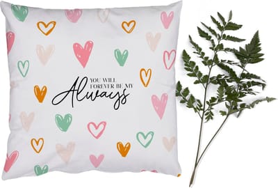 Sierkussens - Kussentjes Woonkamer - 60x60 cm - Vriendschap - Best friends - Quotes - You will forever be my always - Spreuken