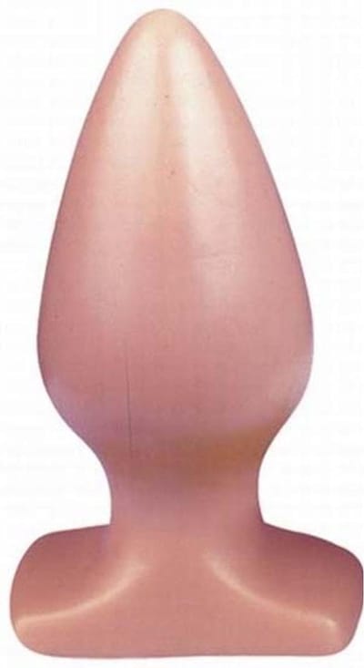 BP - Buttplug Medium - Beige - Lengte 9 cm - Diameter 54 mm
