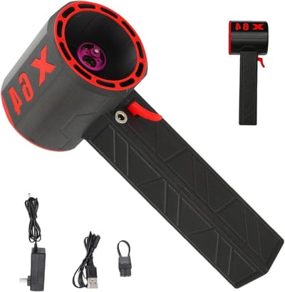 Turboventilator - Luchtblazer Stofzuiger - Auto Reinigen - Draadloos Oplaadbaar - 11 inch - Rood