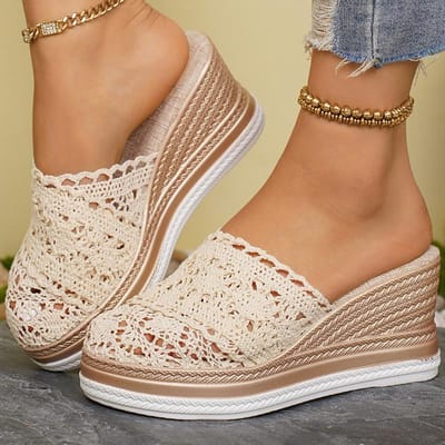 Dames Sandalen Sleehakken Hakken Sandalen Zomer   Schoenen Vrouw Hakken Slippers Zomer Schoenen Vrouwelijk Elegant Sandalias Mujer 36 beige