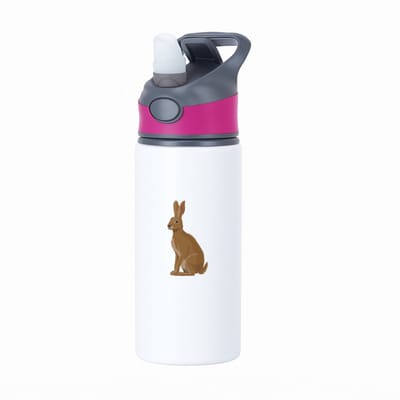 Hacebo® - Konijnen waterfles met rietje roze - Konijn - Dieren liefhebbers - Knaagdieren - huisdieren - water fles - 650ML