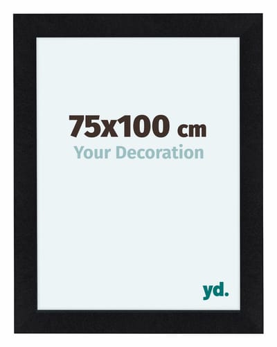 Your Decoration - Fotolijst 75x100 cm - MDF - Zwart Mat - Como