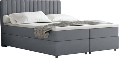 BOXBED Everest 160 x 200 cm tweepersoons met hoogwaardige Bonell-matras en topper