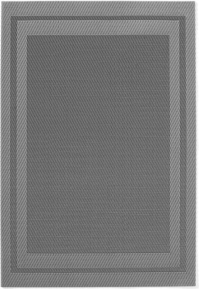 Tapis de table support de table cadre 45x30cm graphite - lot de 6 pcs.