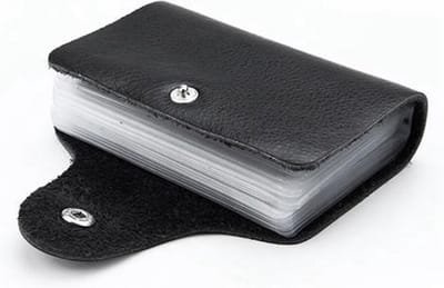 WiseGoods - Pasjeshouder - Creditcardhouder heren en dames - 24 Pasjes - Zwart