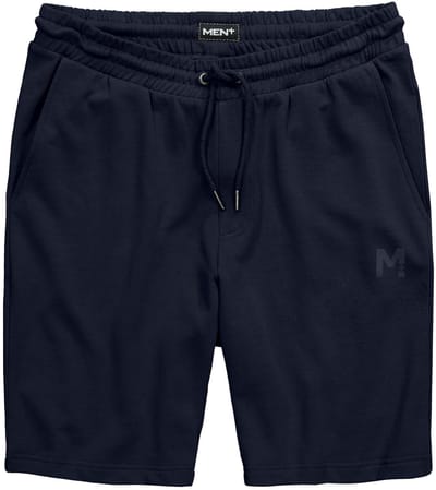 Men Plus - Heren - Sweatbermuda basic elastische tailleband - Donkermarine - Maat 8XL