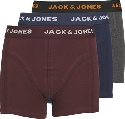 JACK & JONES JUNIOR JACBLACK FRIDAY TRUNKS 3 PACK JNR Jongens Onderbroek - Maat 140