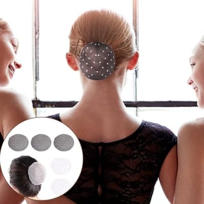 Pakket van 5 Elastische Onzichtbare Haarnetten voor Verpleegsters Dansers Luchtvaartmeisjes