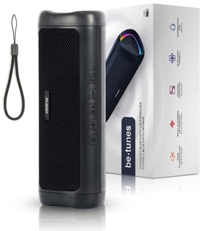 Draadloze Bluetooth-luidspreker met LED-lampen en 24 uur batterijduur - 10 W draagbaar apparaat