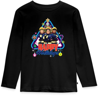 Brandweerman Sam™ Fijne Feestdagen Van Het Team Premium T-Shirt Kinderen