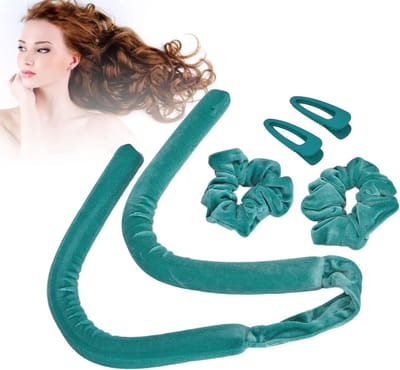 Krul Lint Set - Hittevrije Krultang - Haar Stijlen - Zonder Hitte - Met Clips - Roze