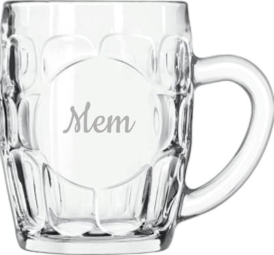 Gegraveerde Bierpul 55cl Mem
