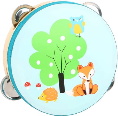 Small Foot - Wooden Tambourine Little Fox