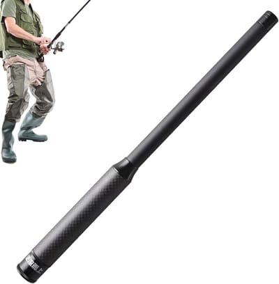Telescoop Hengel - Opvouwbare Vishengel - Vissen op Kleine Vis - Verbeterde Gevoeligheid - 129 Cm - Zwart
