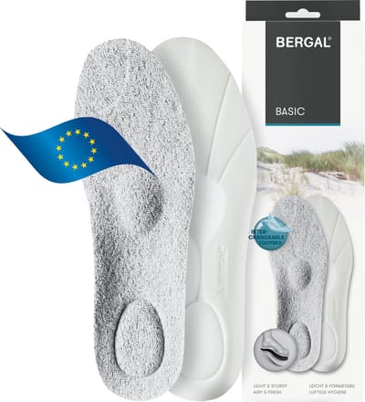 Bergal Basic sport inlegzool (badstof + actieve koolstof)