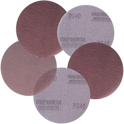 Dailygoods- Schuurschijf 150mm - Mesh Schuurschijven - Stofvrij - Haak & Lus - 5 Pack - Langdurige Schuurmiddelen - Schuurpapier