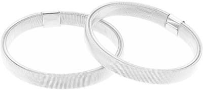Fako Bijoux - Mouwophouders - Premium - Metaal - 20cm - Zilverkleurig