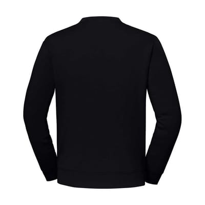 Fruit of the Loom Heren Iconic Premium Ingelegd Sweatshirt (Zwart)