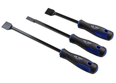 Professionele 3-delige schraperset met TRP Grips