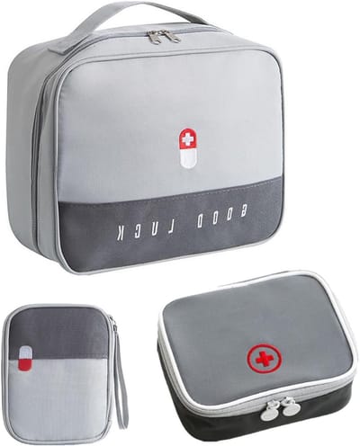 Waterdichte Medicijnentas, Set van 3 Stuks, Lege Tas, Minimalistisch Ontwerp, Compact en Handig, 10*5*2cm