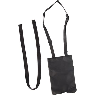 Urine Opvangzak Houder Verstelbare Band Waterdichte Urine Afvoerzak Schouder met Katheterbuis Cover Zwart 2000ml black