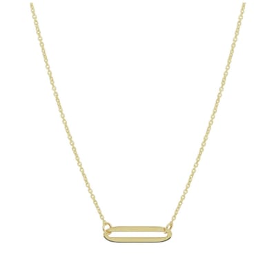 Schitterende 14 Karaat Geel Gouden Halsketting met Schakel 0.3 mm. MODEL 1 T |Collier