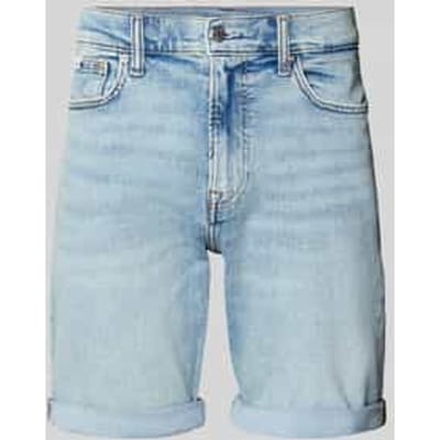 korte jeans in slim fit van katoenmix model 'ABNER'