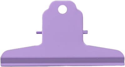 Grote 4 Inch Papieren Klemmen voor Organisatie, Hangende Metalen Klemmen voor Thuis, Kantoor en School - Paars