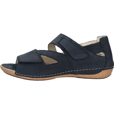 Waldlaufer Heliett Sandalen Plat - blauw - Maat 3.5