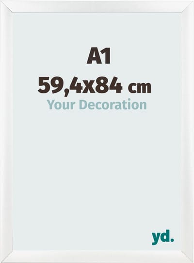 Your Decoration - Fotolijst A1 59,4x84 cm - MDF - Wit Mat - Pisa