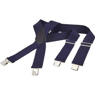 Jan Vanderstorm herren Bretels - 130 - donkerblauw - Plus Size