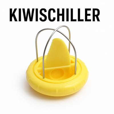 2x Kiwi Schiller - Kiwi Schilmes - 2 In 1 - - Kiwi snijder - Keukenschiller
