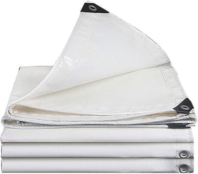 Waterdicht Afdekzeil - Beschermend Zeil - Tuin Beschermen - Hoge Dichtheid Materiaal - 2x8 Meter - Wit