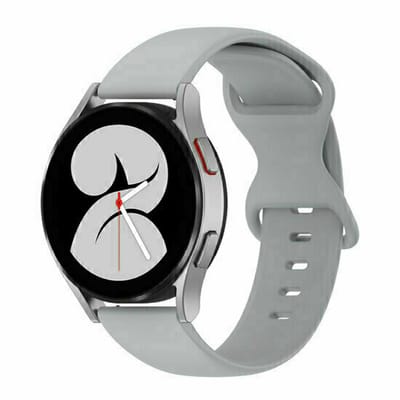 By Qubix - Solid color sportband - Grijs - geschikt voor Huawei Watch 5 - 46mm