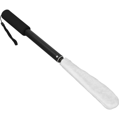 Brosse de Nettoyage pour Orteils Rétractable Long Manche Brosse pour Orteils Réutilisable Nettoyeur de Pieds avec 3 Housses de Séchage pour Personnes Âgées white