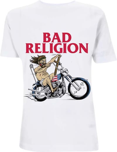 Bad Religion - American Jesus Heren T-shirt - S - Wit