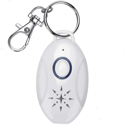 Witte mini elektronische muggenverjager, draagbaar