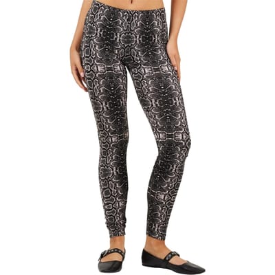 Brave Soul Vrouwen/dames Slangenprint Leggings (Grijs)