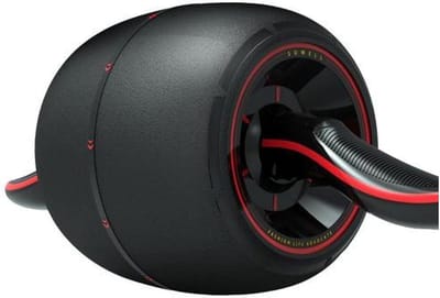 Buikspierroller Training - Ab Wheel - Krachttraining Buikspieren - Stabiel Ontwerp - 1000 Gram - Zwart